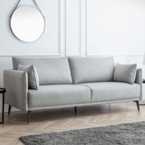 Rania Fabric 3 Seater Sofa In Palmira Wool Effect